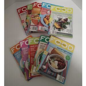 Everyday Food Magazine Lot/10 Cooking Tips Tricks and Recipes